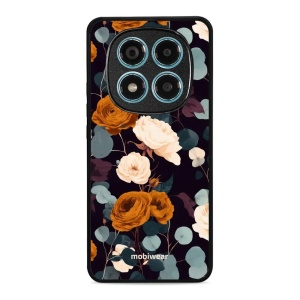 Lesklý kryt na mobil Xiaomi Redmi Note 14 Pro 4G - Mobiwear Glossy GB25G, rezavé růže v noci