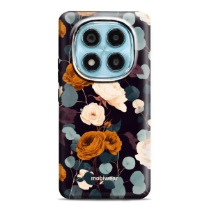 Odolný kryt na mobil Xiaomi Redmi Note 14 Pro 5G - Mobiwear Elite Pro EB25E, rezavé růže v noci