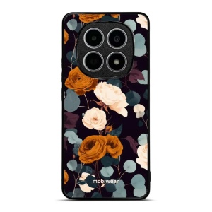 Lesklý kryt na mobil Xiaomi Redmi Note 15 4G - Mobiwear Glossy GB25G, rezavé růže v noci