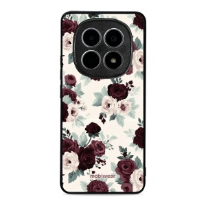 Lesklý kryt na mobil Xiaomi Redmi Note 15 5G - Mobiwear Glossy GB31G, růže se šalvějí na krémové