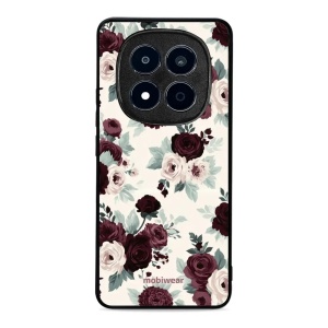 Lesklý kryt na mobil Xiaomi Redmi Note 15 Pro Plus 5G - Mobiwear Glossy GB31G, růže se šalvějí na krémové