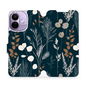 Flip pouzdro na mobil Xiaomi Redmi Note 17 Pro 5G - Mobiwear VB27S, trávy na sytě tyrkysové