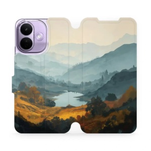 Flip pouzdro na mobil Xiaomi Redmi Note 17 Pro 5G - Mobiwear VB36S, jezero v údolí