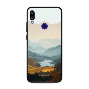 Lesklý kryt na mobil Xiaomi Redmi Note 7 - Mobiwear Glossy GB36G, jezero v údolí