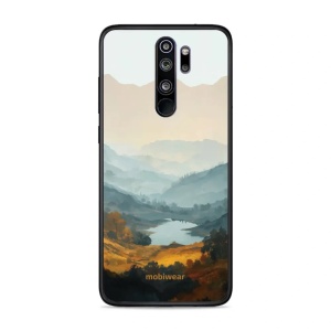 Lesklý kryt na mobil Xiaomi Redmi Note 8 Pro - Mobiwear Glossy GB36G, jezero v údolí