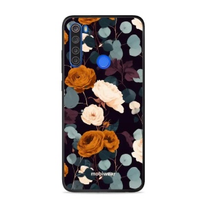 Lesklý kryt na mobil Xiaomi Redmi Note 8T - Mobiwear Glossy GB25G, rezavé růže v noci