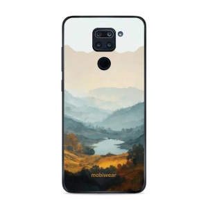 Lesklý kryt na mobil Xiaomi Redmi Note 9 - Mobiwear Glossy GB36G, jezero v údolí