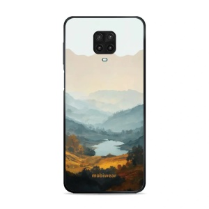 Lesklý kryt na mobil Xiaomi Redmi Note 9 Pro - Mobiwear Glossy GB36G, jezero v údolí