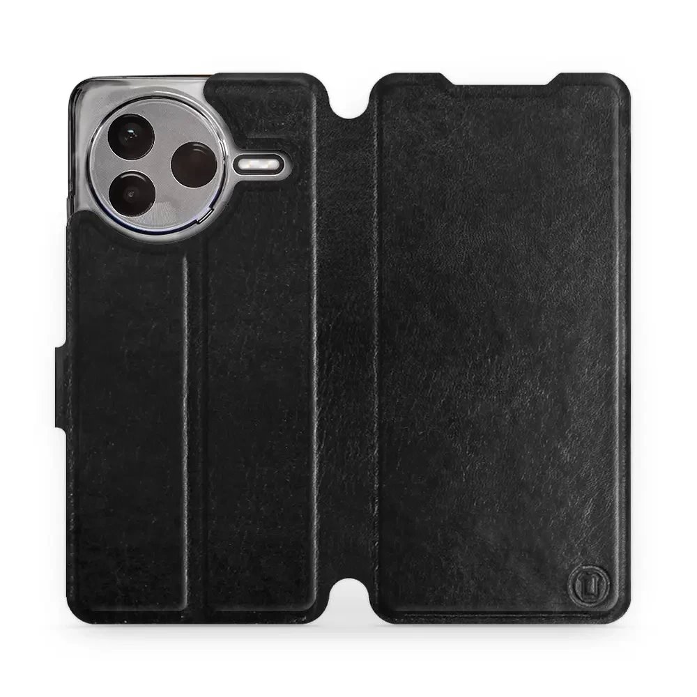 Flipové pouzdro Mobiwear - Xiaomi POCO F7 Pro 5G - Černé a šedé