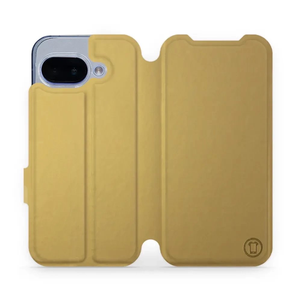Flipové pouzdro Mobiwear - Google Pixel 9A - Zlatavé a šedé