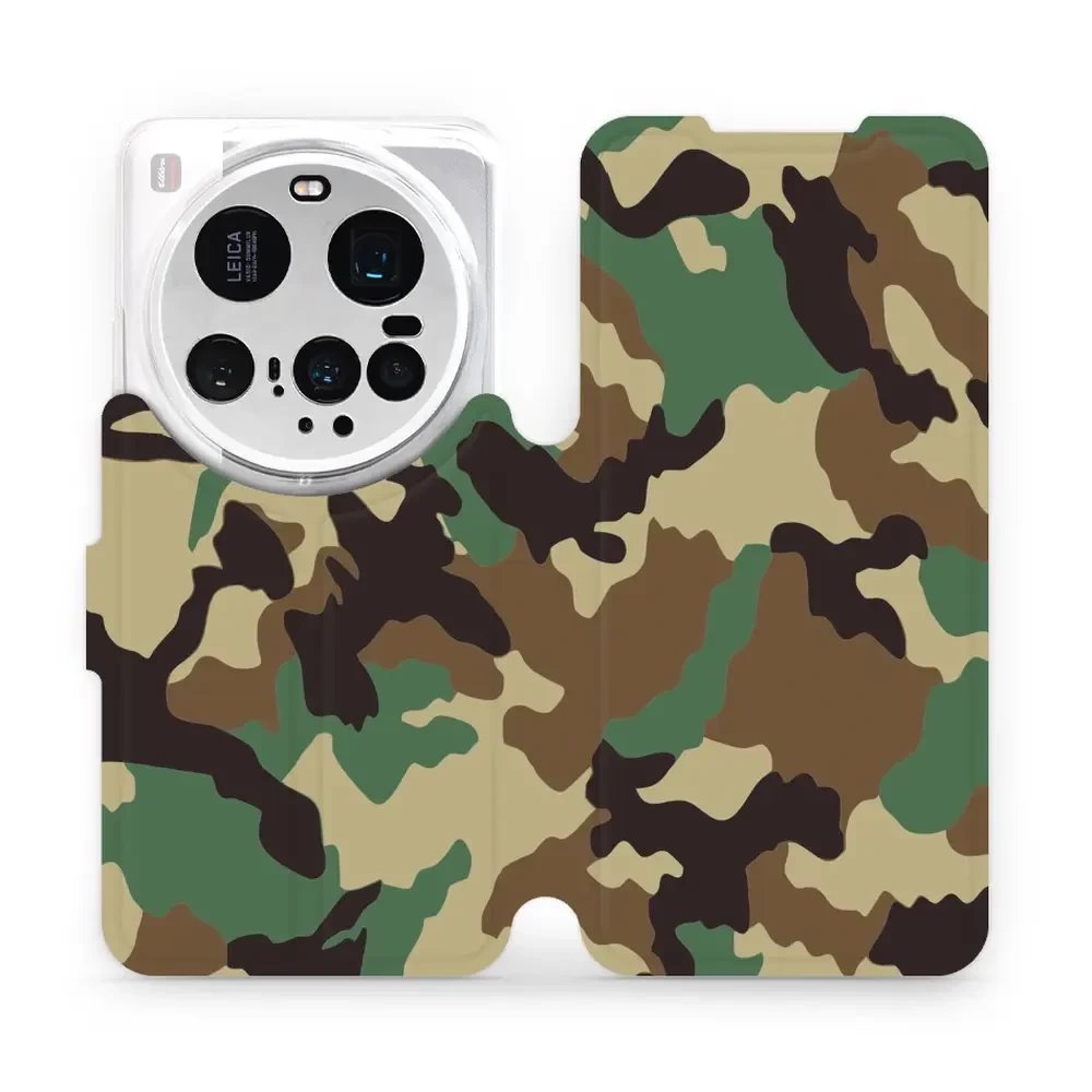 Flipové pouzdro Mobiwear - Xiaomi 15 Ultra - V111P Maskáče