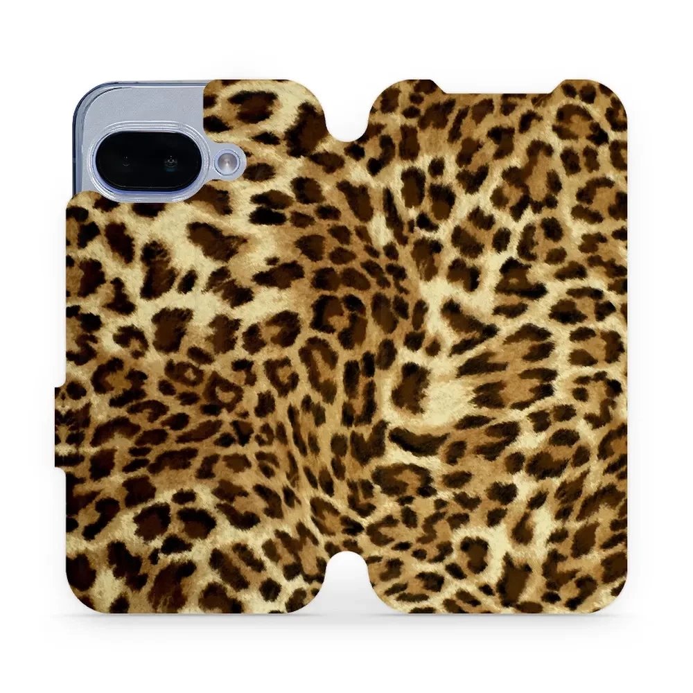 Flipové pouzdro Mobiwear - Google Pixel 9A - VA33P Leopardí vzor