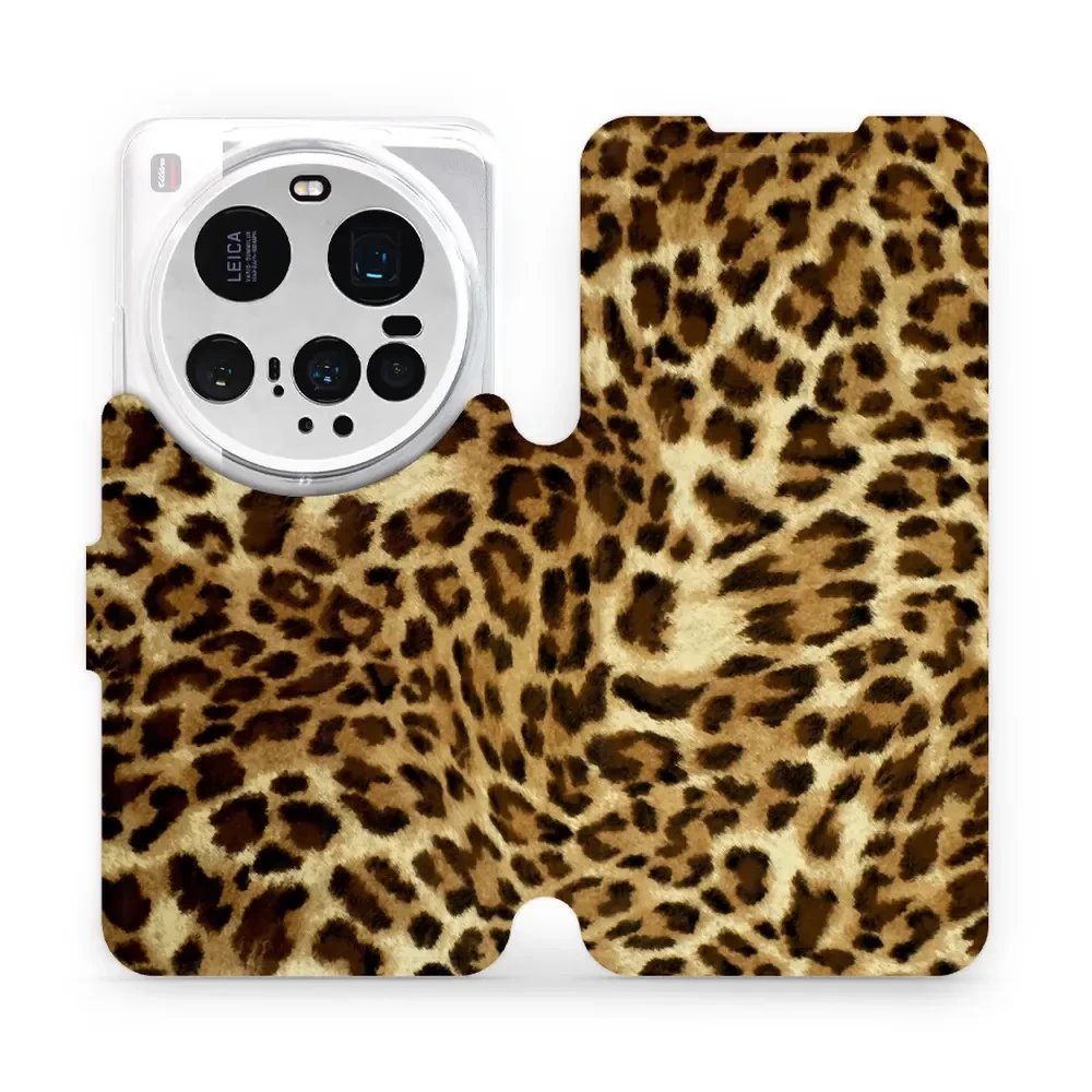 Flipové pouzdro Mobiwear - Xiaomi 15 Ultra - VA33P Leopardí vzor