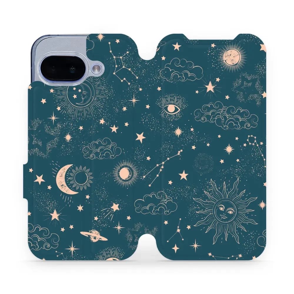 Flipové pouzdro Mobiwear - Google Pixel 9A - VP14S Magický vesmír