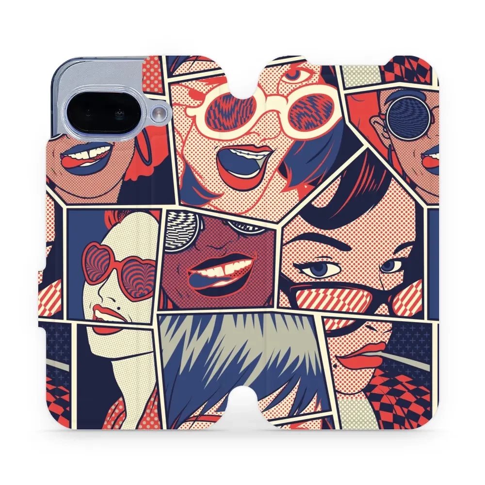 Flipové pouzdro Mobiwear - Google Pixel 9A - VP18P Komiks