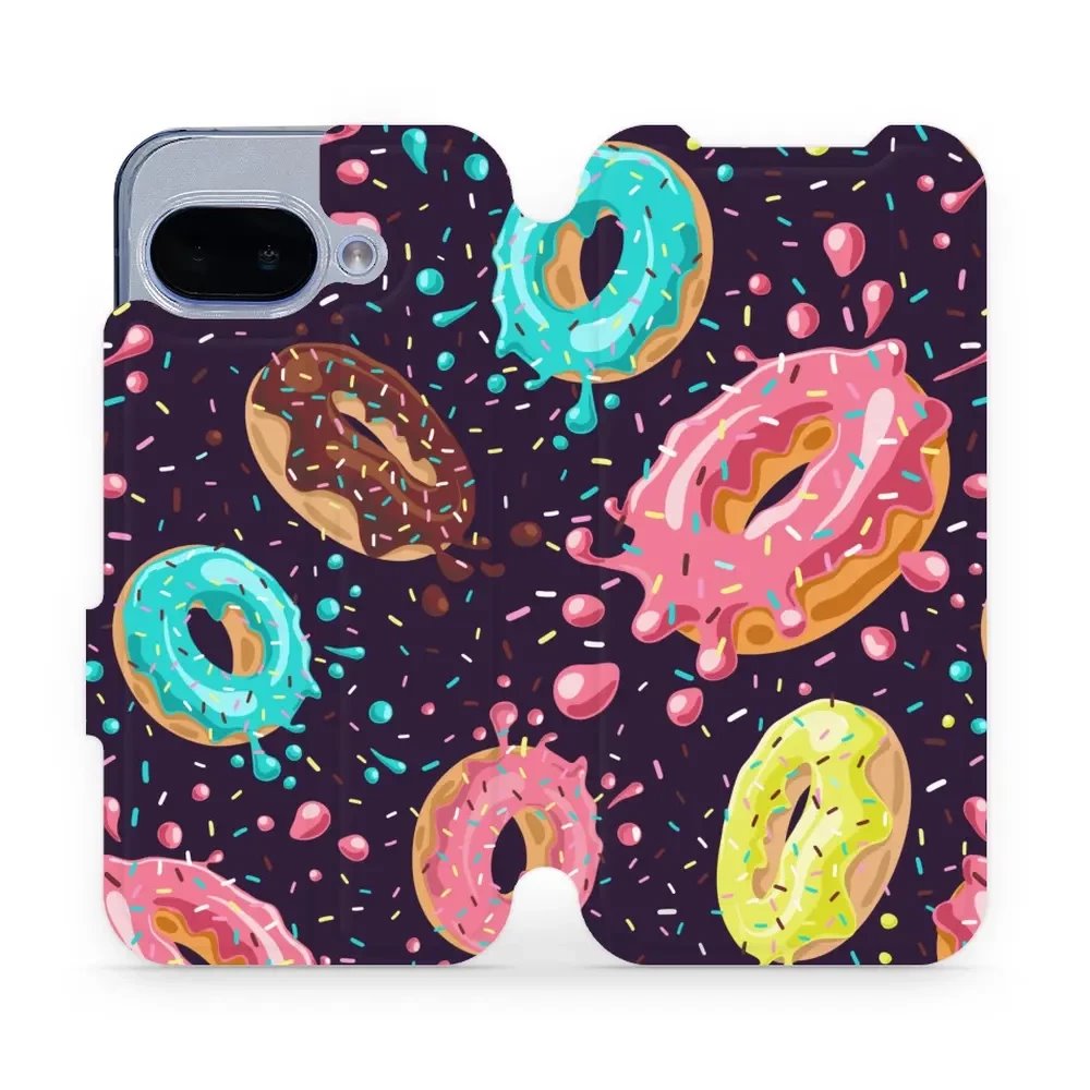 Flipové pouzdro Mobiwear - Google Pixel 9A - VP19S Donutky
