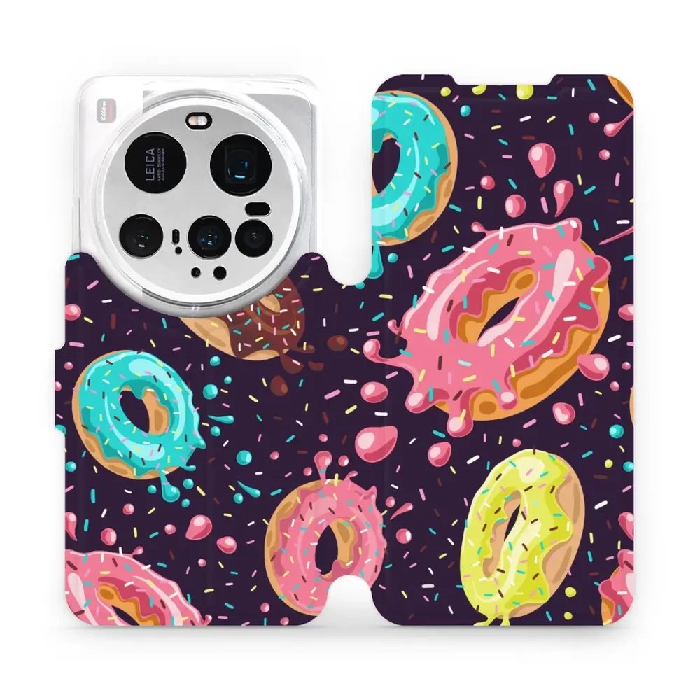 Flipové pouzdro Mobiwear - Xiaomi 15 Ultra - VP19S Donutky