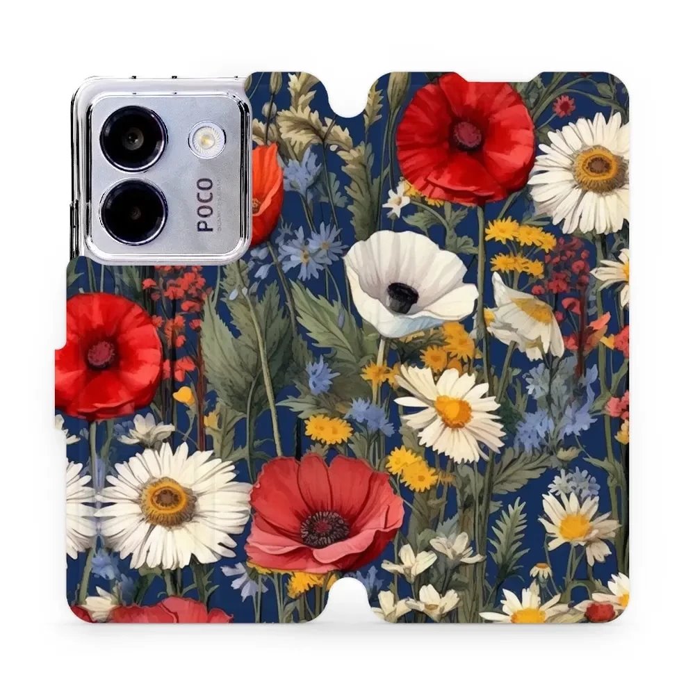 Flipové pouzdro Mobiwear - Xiaomi POCO M7 Pro 5G - VP46S Temná louka