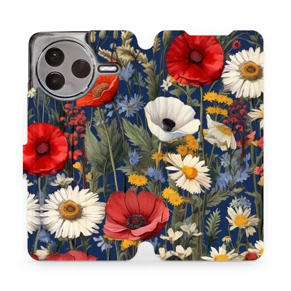Flipové pouzdro Mobiwear - Xiaomi POCO F7 Pro 5G - VP46S Temná louka