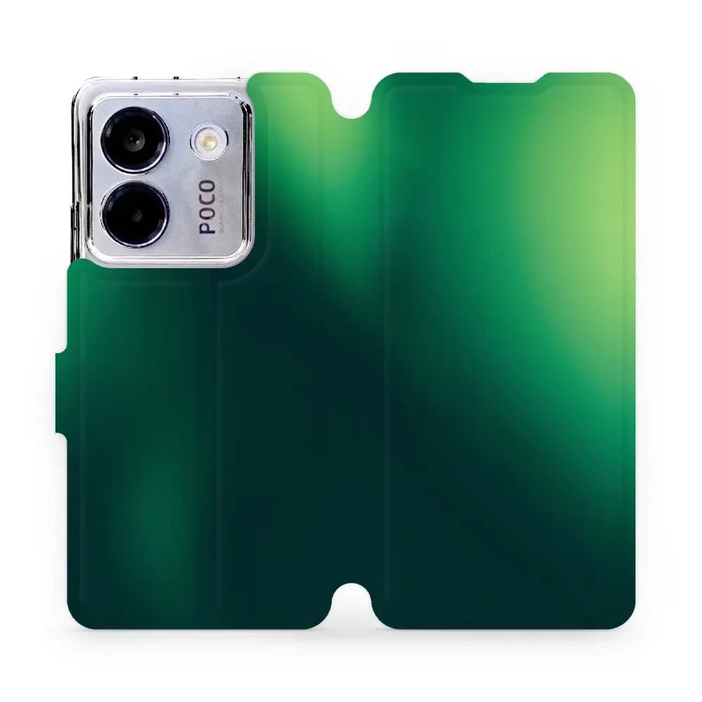 Flipové pouzdro Mobiwear - Xiaomi POCO M7 Pro 5G - VP61S Zelený odstín