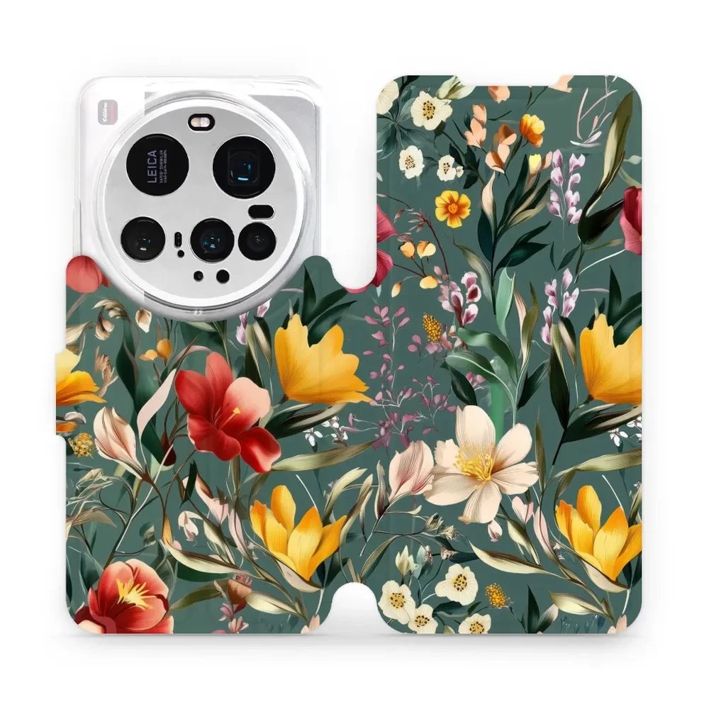 Flipové pouzdro Mobiwear - Xiaomi 15 Ultra - VP71S Na zelené louce