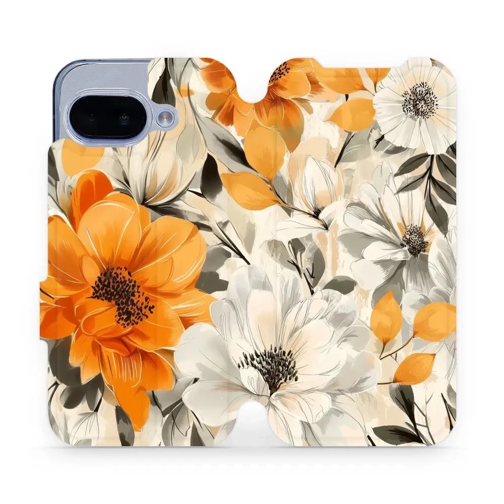 Flipové pouzdro Mobiwear - Google Pixel 9A - VP75S Podzimní květy