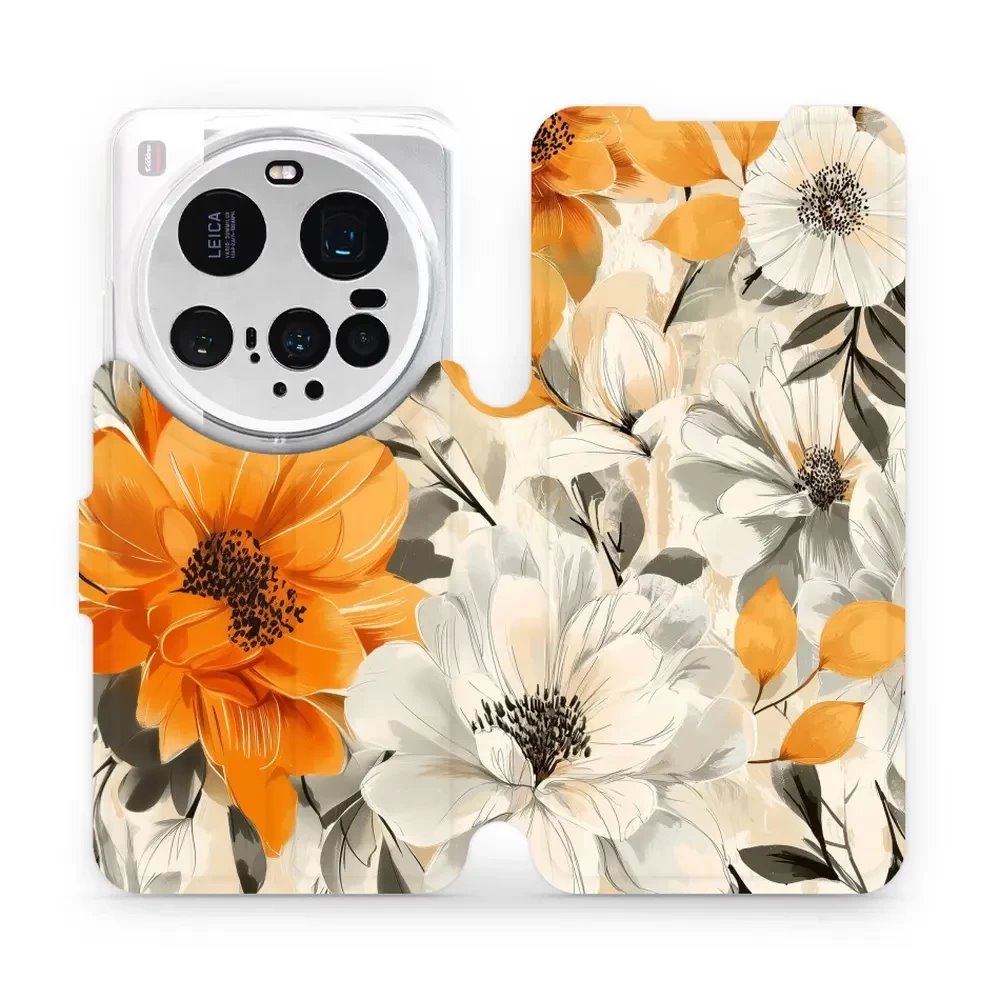Flipové pouzdro Mobiwear - Xiaomi 15 Ultra - VP75S Podzimní květy