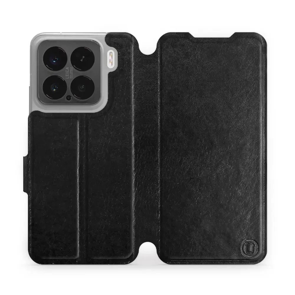 Flipové pouzdro Mobiwear - Xiaomi 15 - Černé a šedé