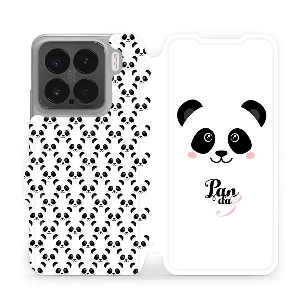 Flipové pouzdro Mobiwear - Xiaomi 15 - M030P Panda Amálka