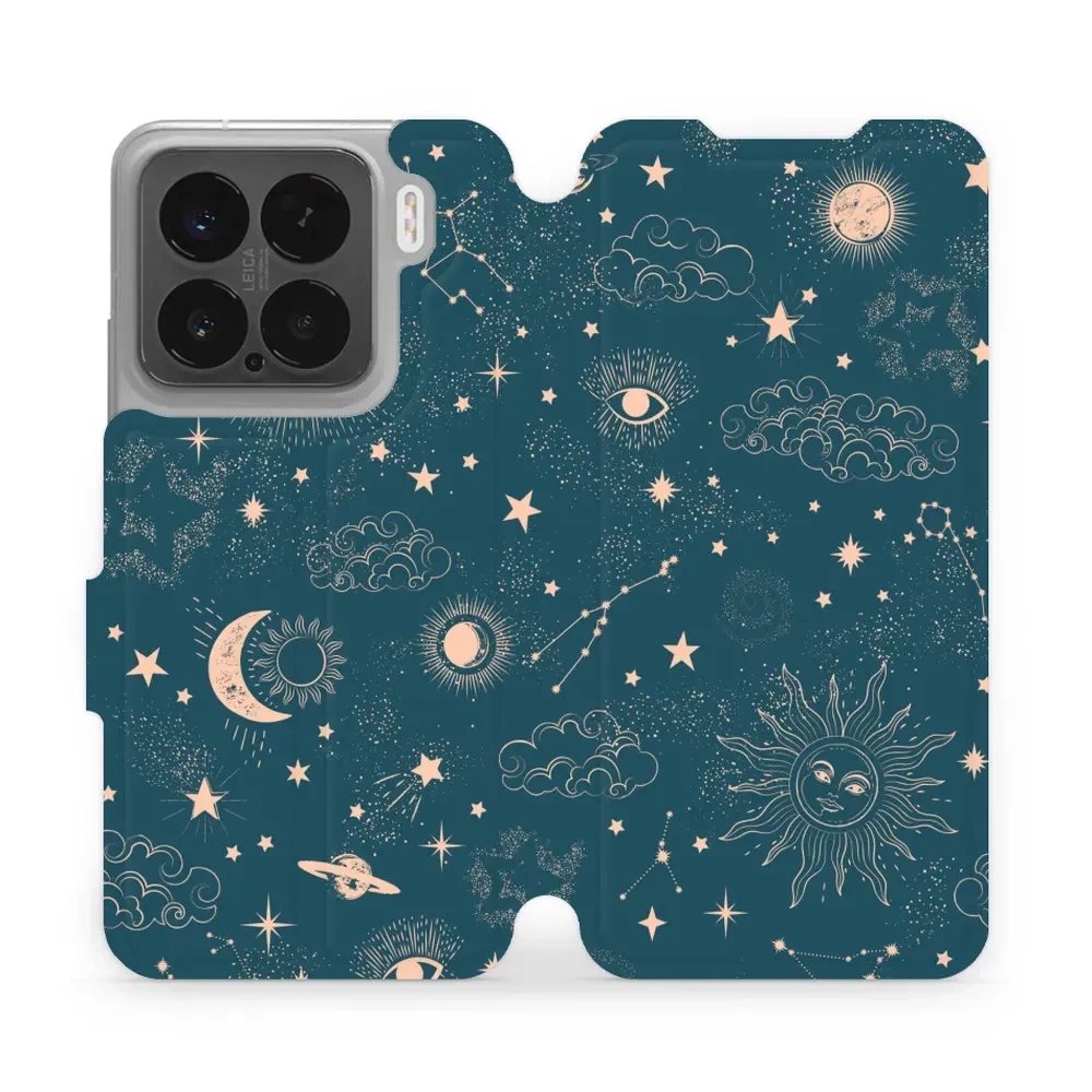 Flipové pouzdro Mobiwear - Xiaomi 15 - VP14S Magický vesmír