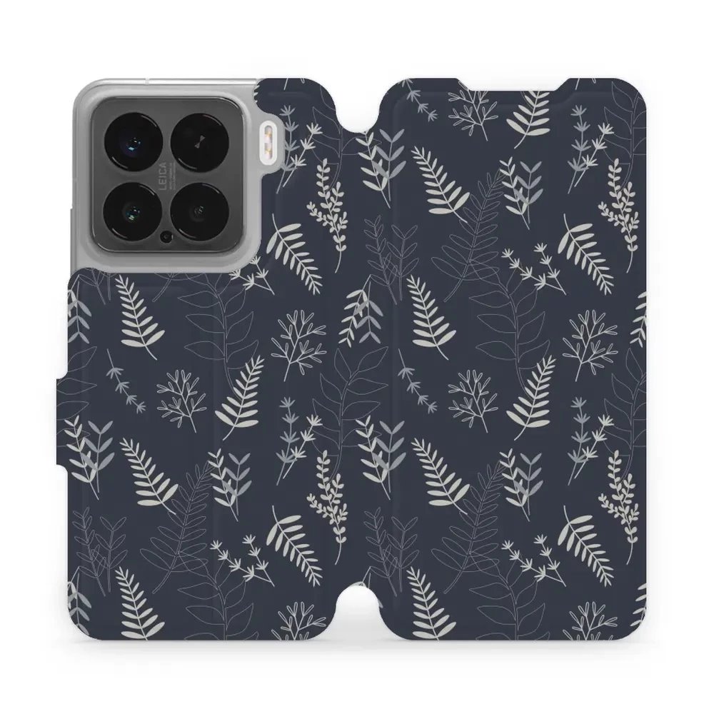 Flipové pouzdro Mobiwear - Xiaomi 15 - VP15S Kapradiny