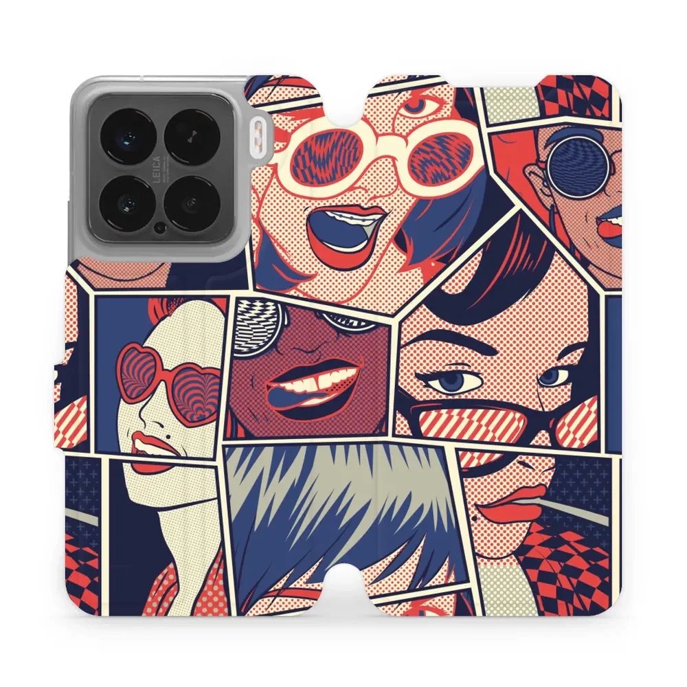 Flipové pouzdro Mobiwear - Xiaomi 15 - VP18P Komiks
