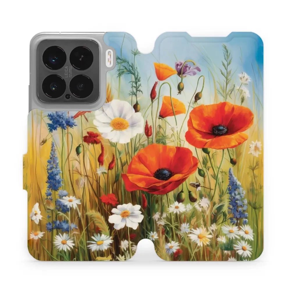 Flipové pouzdro Mobiwear - Xiaomi 15 - VP43S Letní louka