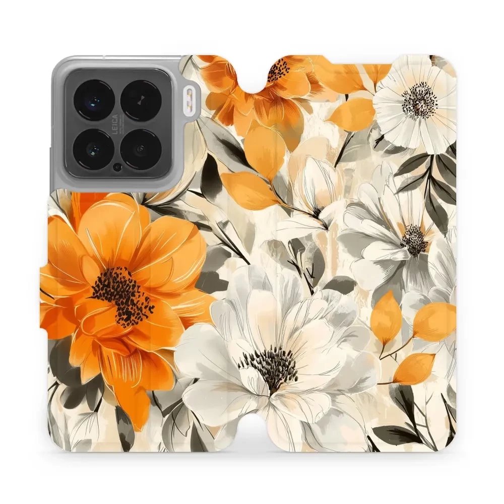 Flipové pouzdro Mobiwear - Xiaomi 15 - VP75S Podzimní květy