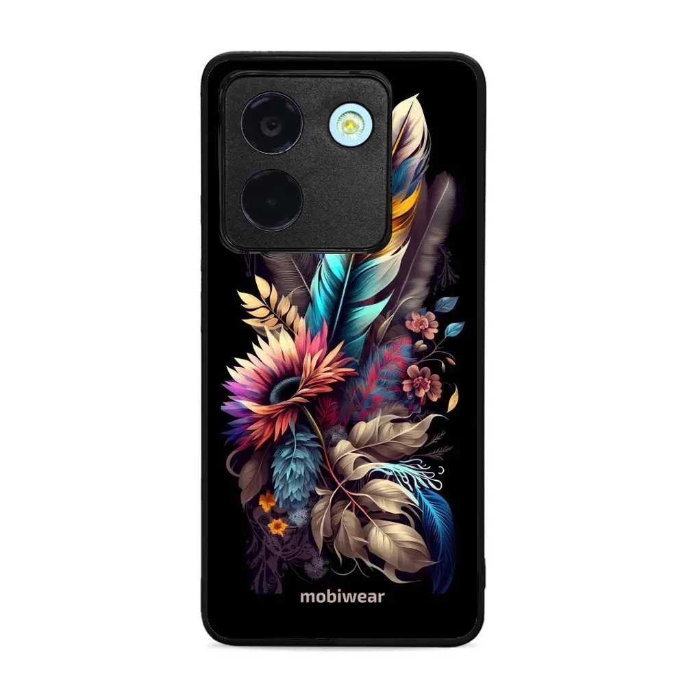 Lesklý kryt Mobiwear Glossy - Xiaomi POCO M7 Pro 5G - G011G Kytice s pírkem