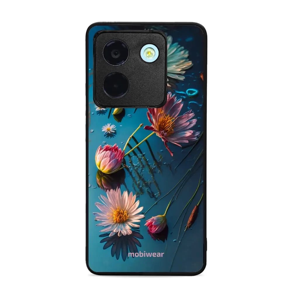 Lesklý kryt Mobiwear Glossy - Xiaomi POCO M7 Pro 5G - G013G Květy na hladině