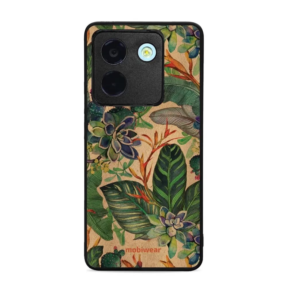 Lesklý kryt Mobiwear Glossy - Xiaomi POCO M7 Pro 5G - G036G - Sukulenty