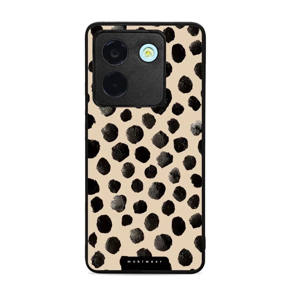 Lesklý kryt Mobiwear Glossy - Xiaomi POCO M7 Pro 5G - GA50G Černé puntíky