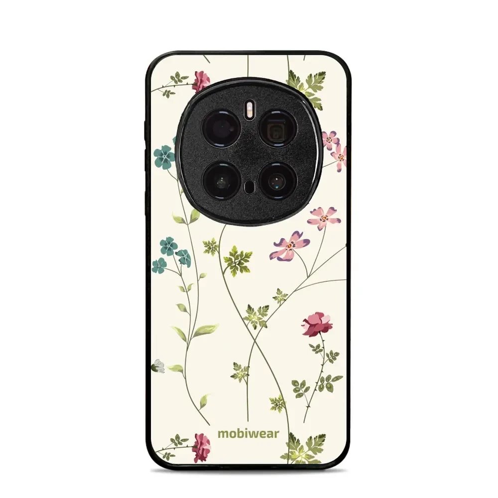 Lesklý kryt Mobiwear Glossy - Honor Magic7 Pro 5G - G035G - Tenké rostlinky s květy