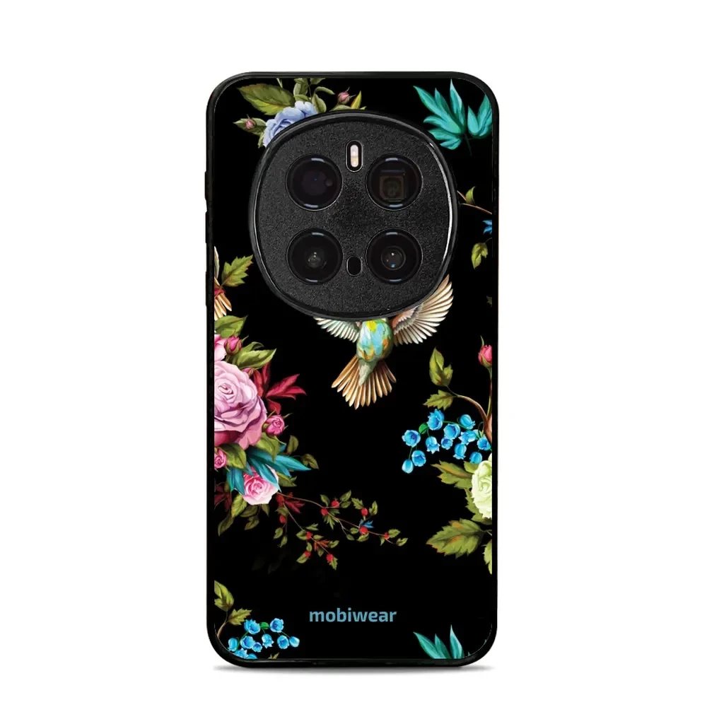 Lesklý kryt Mobiwear Glossy - Honor Magic7 Pro 5G - G041G - Ptáček a květy
