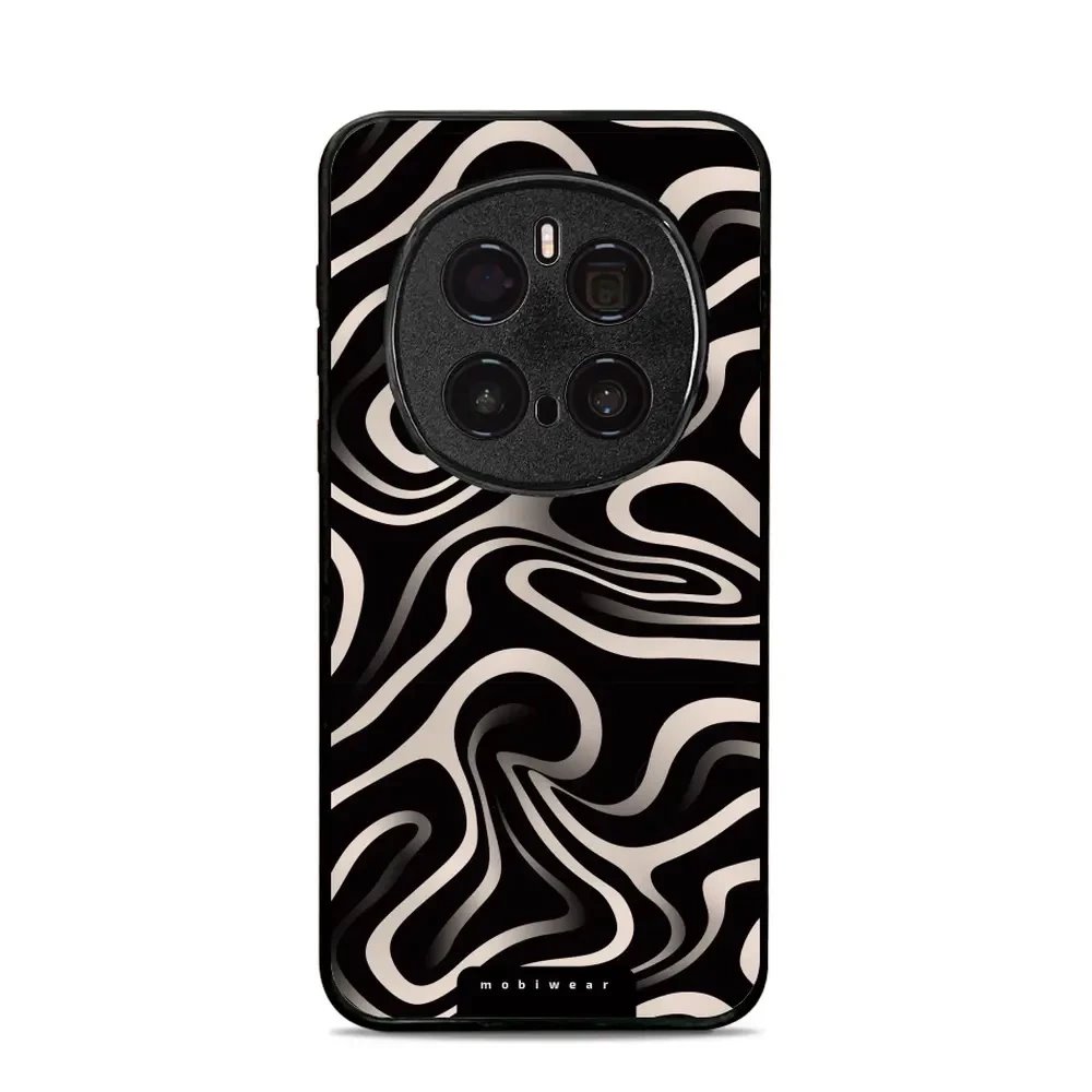 Lesklý kryt Mobiwear Glossy - Honor Magic7 Pro 5G - GA63G Vlnky a linky