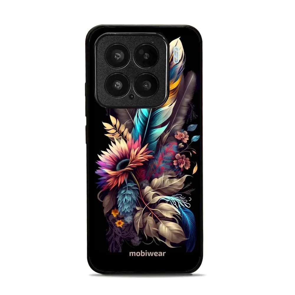 Lesklý kryt Mobiwear Glossy - Xiaomi 15 - G011G Kytice s pírkem