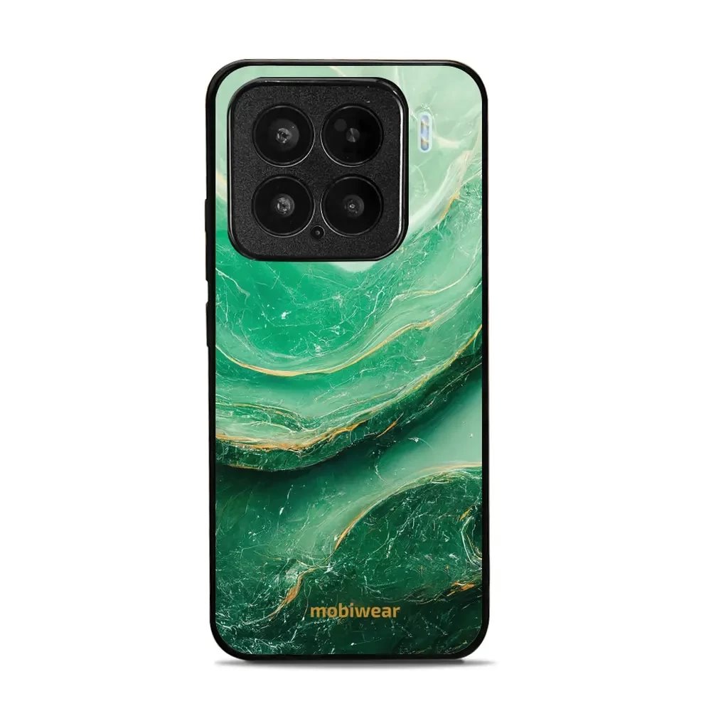 Lesklý kryt Mobiwear Glossy - Xiaomi 15 - G023G - Zelený mramor