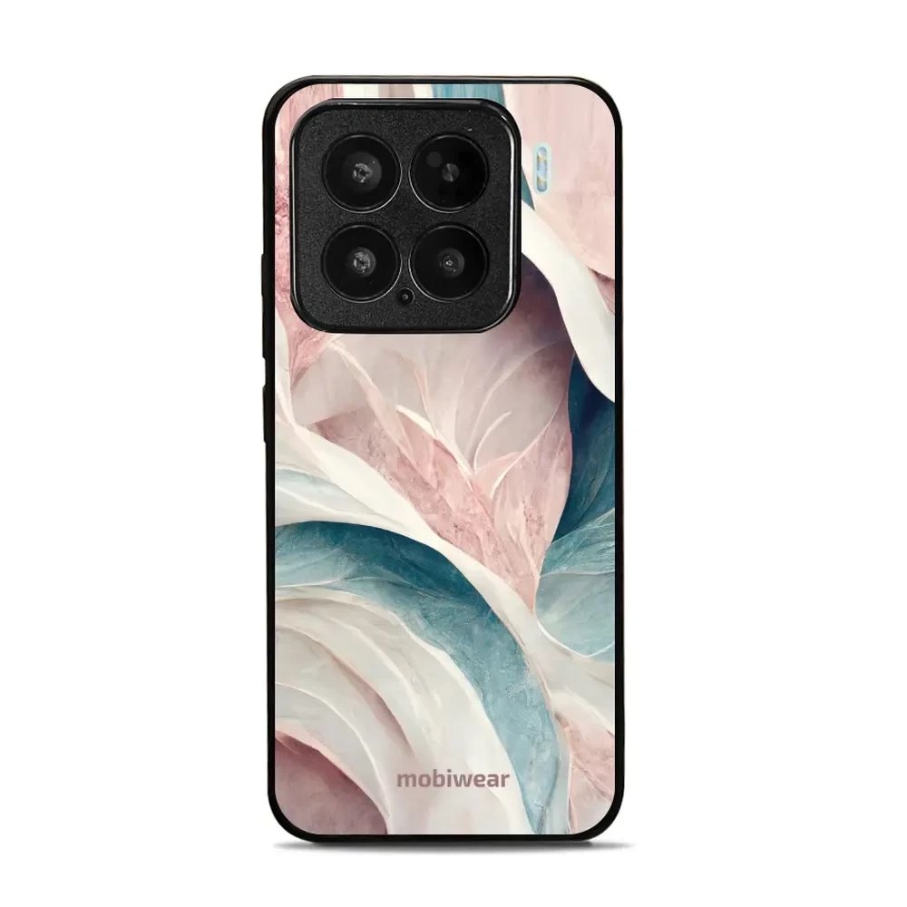 Lesklý kryt Mobiwear Glossy - Xiaomi 15 - G026G - Růžový a zelenkavý mramor