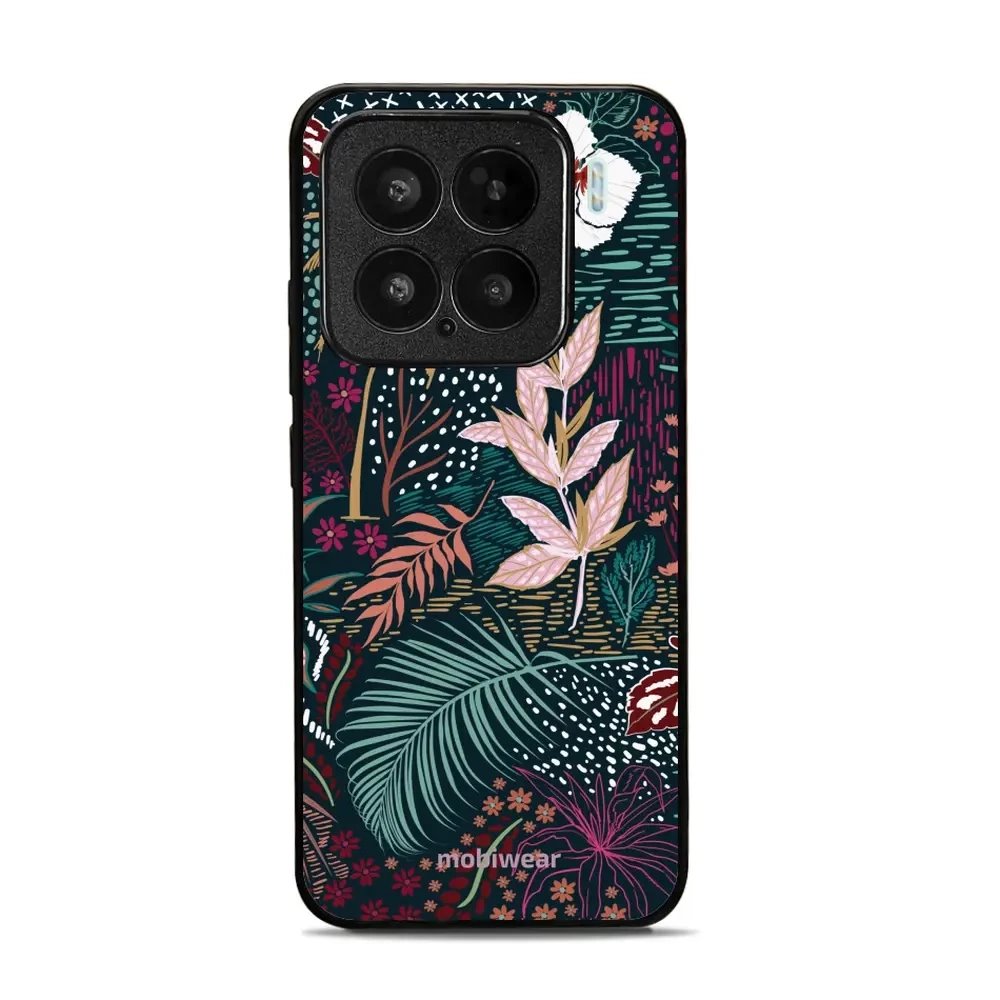Lesklý kryt Mobiwear Glossy - Xiaomi 15 - G043G - Temná flóra