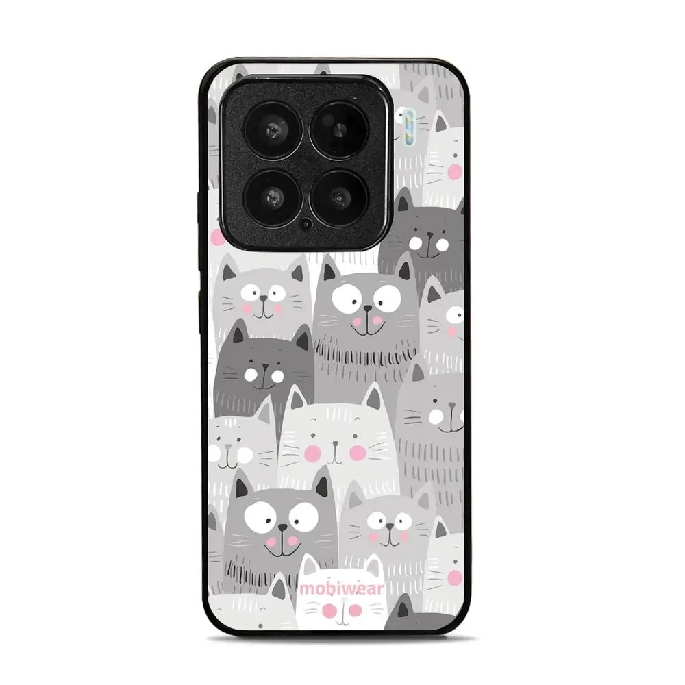 Lesklý kryt Mobiwear Glossy - Xiaomi 15 - G045G - Kočičky