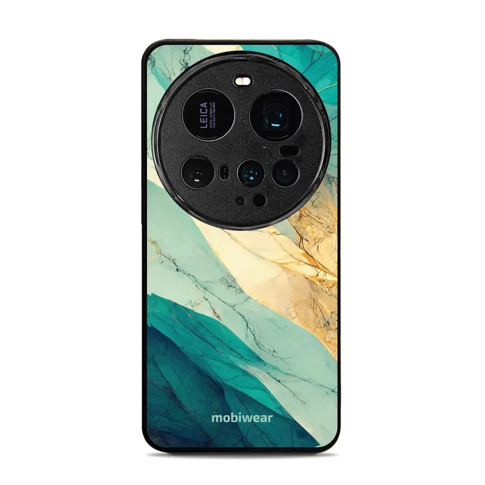 Lesklý kryt Mobiwear Glossy - Xiaomi 15 Ultra - G024G - Zlatavý a zelenkavý mramor