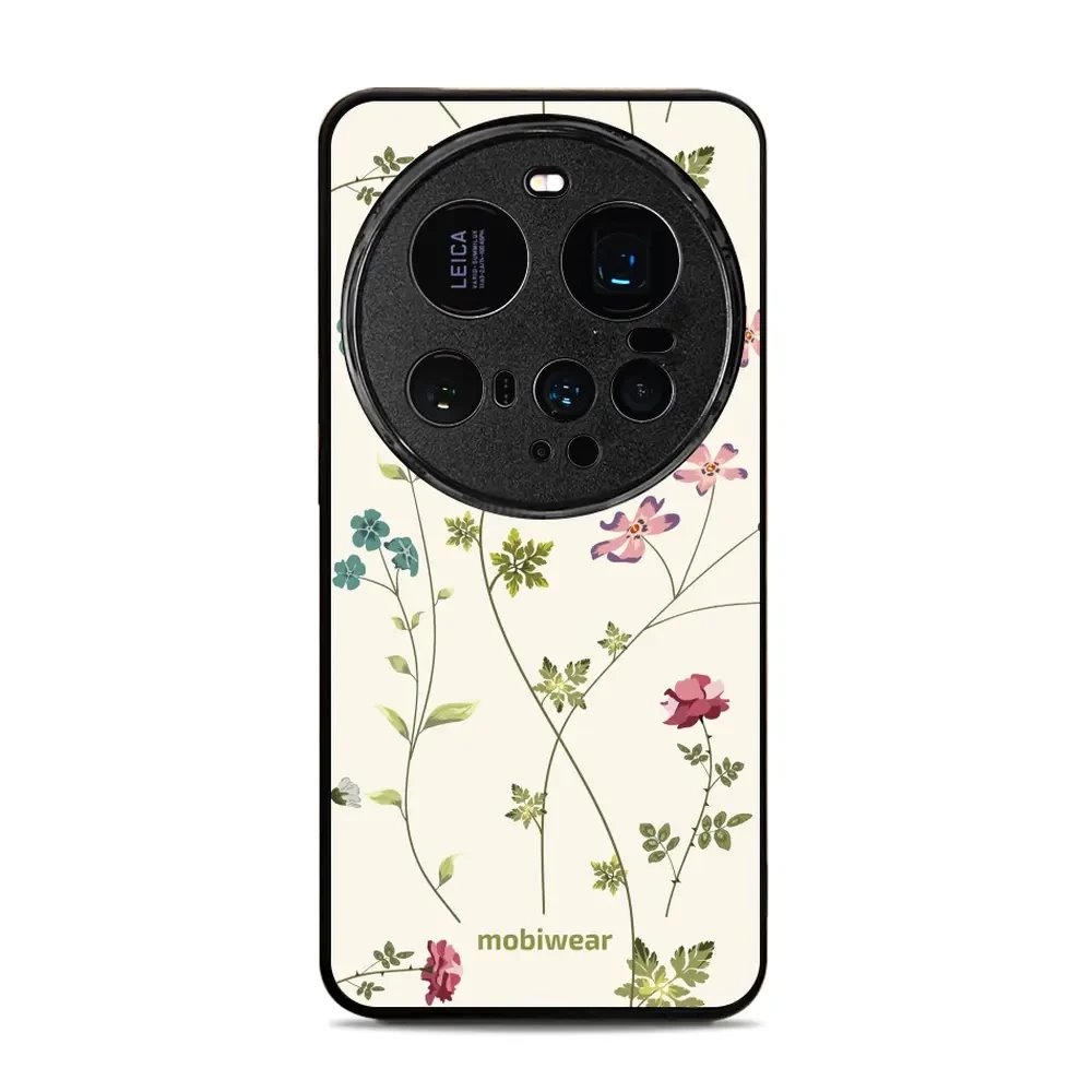 Lesklý kryt Mobiwear Glossy - Xiaomi 15 Ultra - G035G - Tenké rostlinky s květy