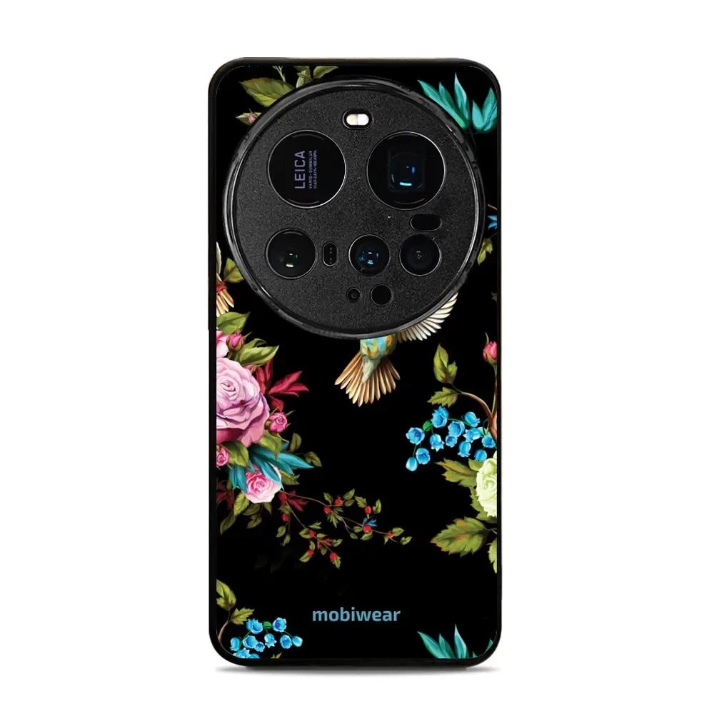 Lesklý kryt Mobiwear Glossy - Xiaomi 15 Ultra - G041G - Ptáček a květy