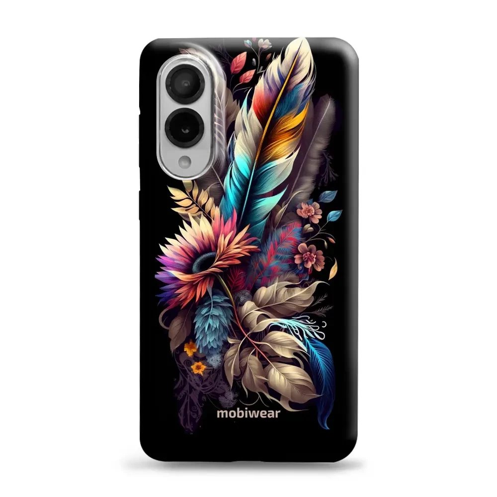 Odolný obal Mobiwear Elite Pro - Samsung Galaxy S25 Edge - E011E Kytice s pírkem